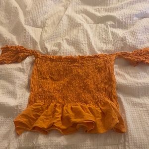 Urban outfitters off the shoulder top